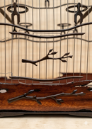 GAIOLA ARTESANAL ARTÍSTICA — EDIÇÃO NATUREZA EXCLUSIVA