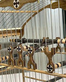 GAIOLA DE TORNEIO PREMIUM — MADEIRA CLARA ARTESANAL